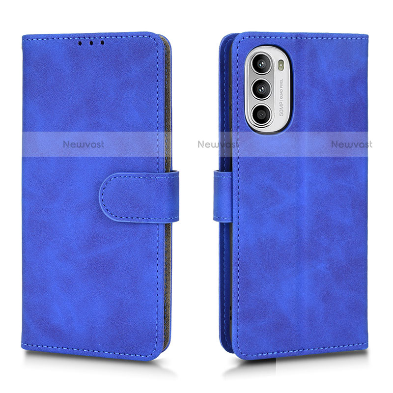 Leather Case Stands Flip Cover Holder L01Z for Motorola Moto Edge (2022) 5G