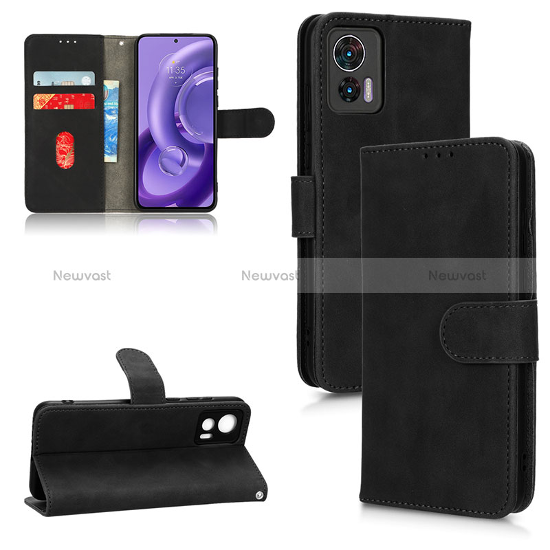 Leather Case Stands Flip Cover Holder L01Z for Motorola Moto Edge 30 Lite 5G