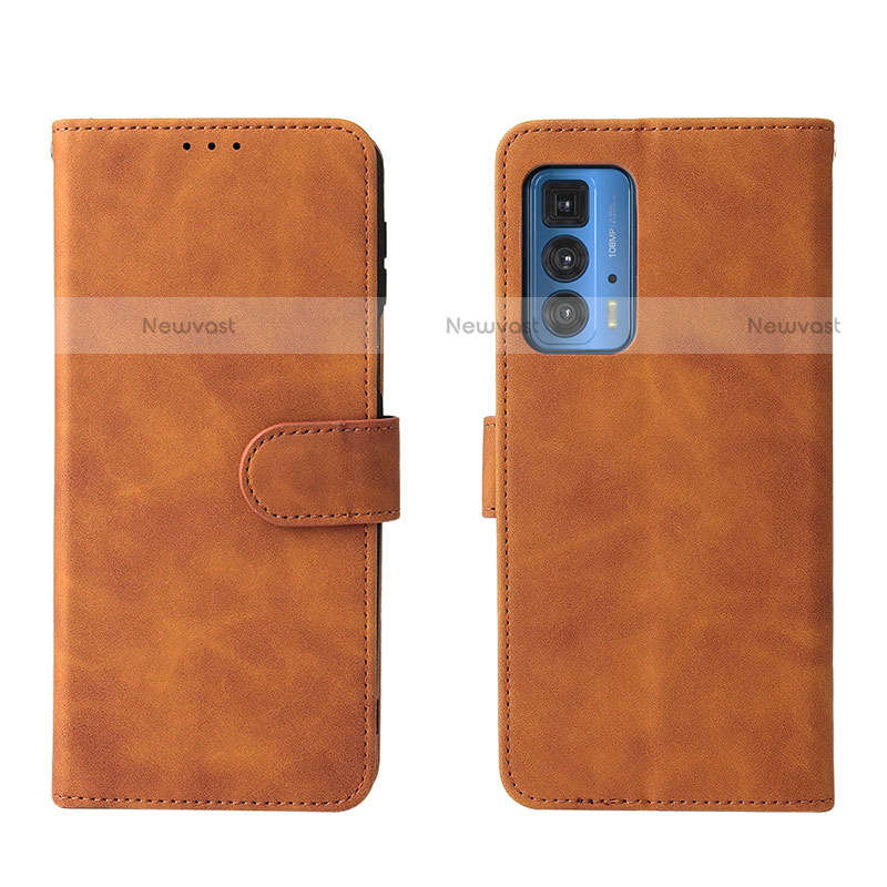 Leather Case Stands Flip Cover Holder L01Z for Motorola Moto Edge S Pro 5G