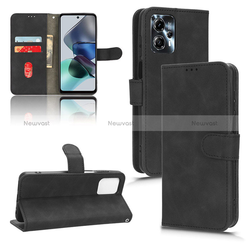 Leather Case Stands Flip Cover Holder L01Z for Motorola Moto G13