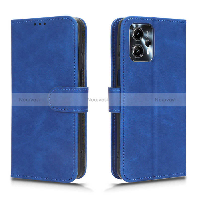 Leather Case Stands Flip Cover Holder L01Z for Motorola Moto G23