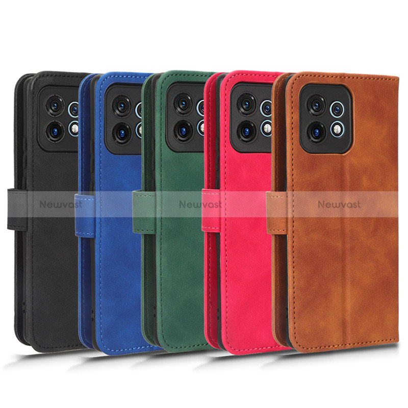 Leather Case Stands Flip Cover Holder L01Z for Motorola Moto X40 5G