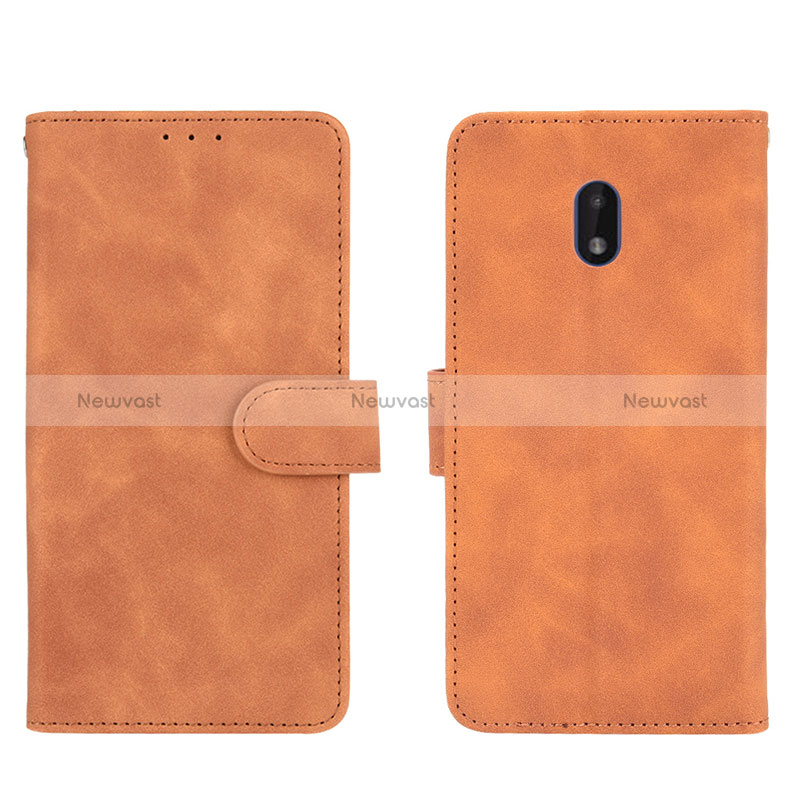 Leather Case Stands Flip Cover Holder L01Z for Nokia C01 Plus