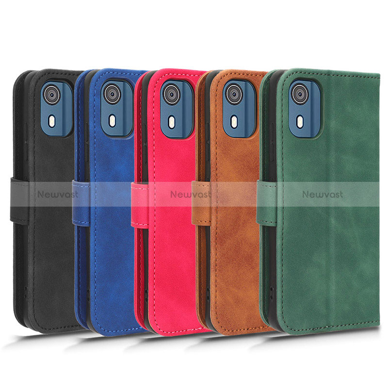 Leather Case Stands Flip Cover Holder L01Z for Nokia C02