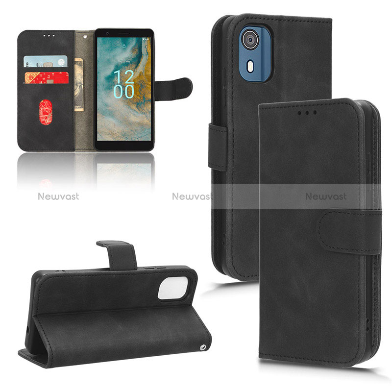 Leather Case Stands Flip Cover Holder L01Z for Nokia C02