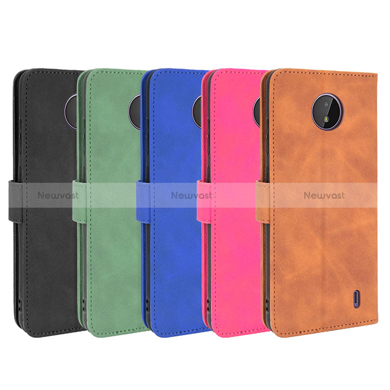 Leather Case Stands Flip Cover Holder L01Z for Nokia C10