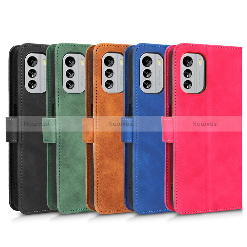 Leather Case Stands Flip Cover Holder L01Z for Nokia G60 5G