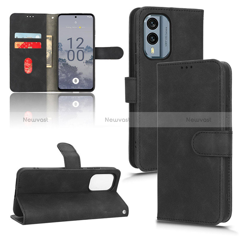 Leather Case Stands Flip Cover Holder L01Z for Nokia X30 5G