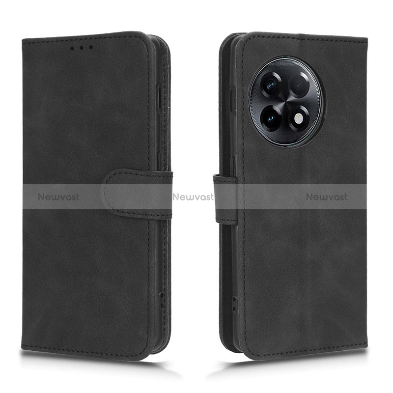 Leather Case Stands Flip Cover Holder L01Z for OnePlus 11R 5G Black