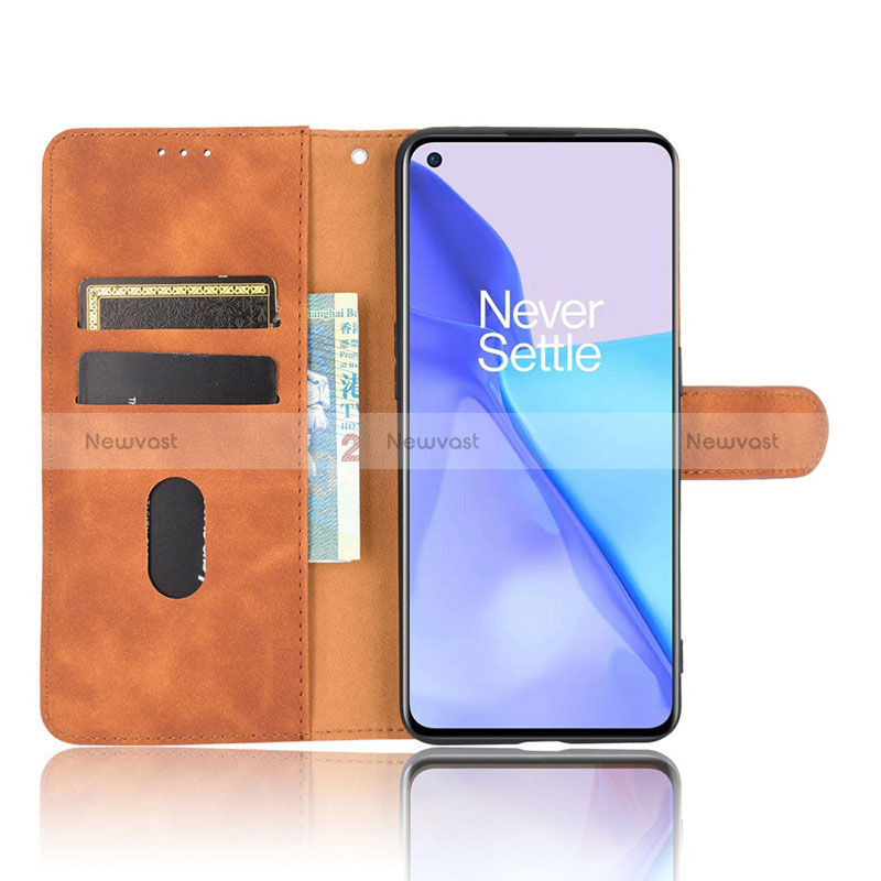 Leather Case Stands Flip Cover Holder L01Z for OnePlus 9 5G