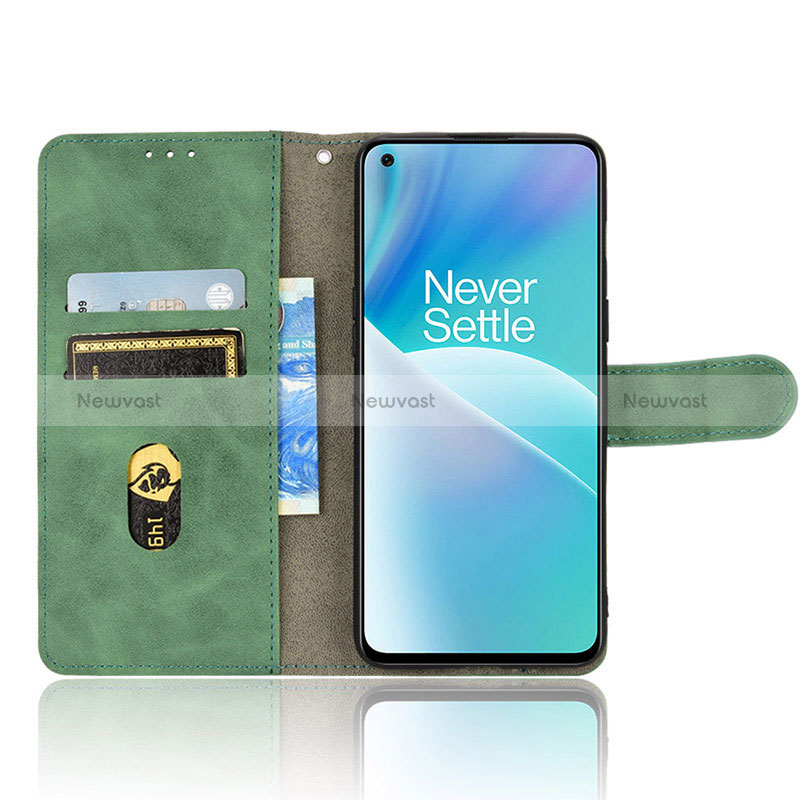 Leather Case Stands Flip Cover Holder L01Z for OnePlus Nord 2T 5G