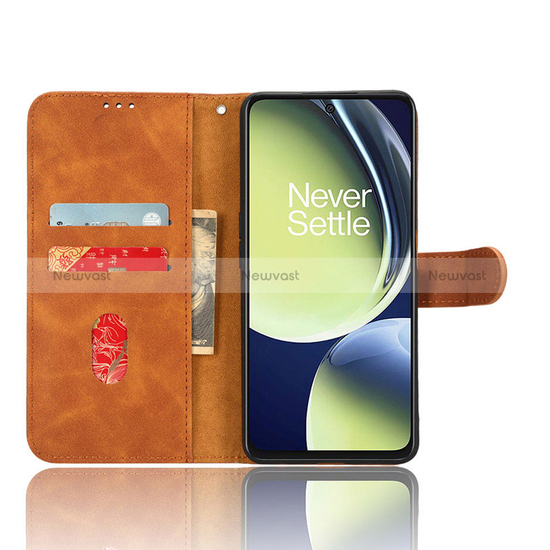 Leather Case Stands Flip Cover Holder L01Z for OnePlus Nord CE 3 5G