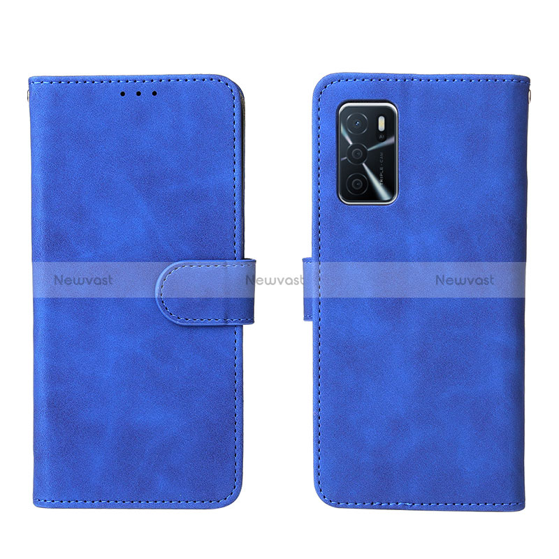 Leather Case Stands Flip Cover Holder L01Z for Oppo A16