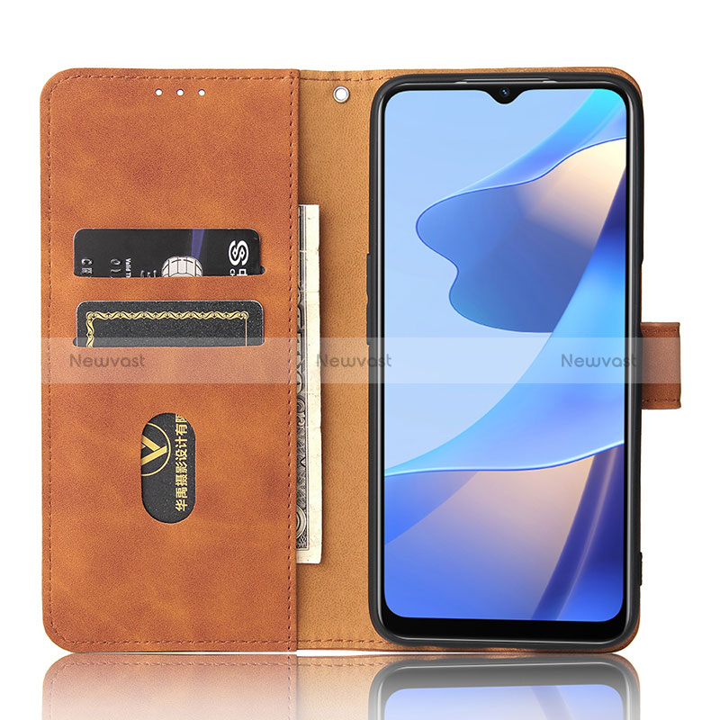 Leather Case Stands Flip Cover Holder L01Z for Oppo A16