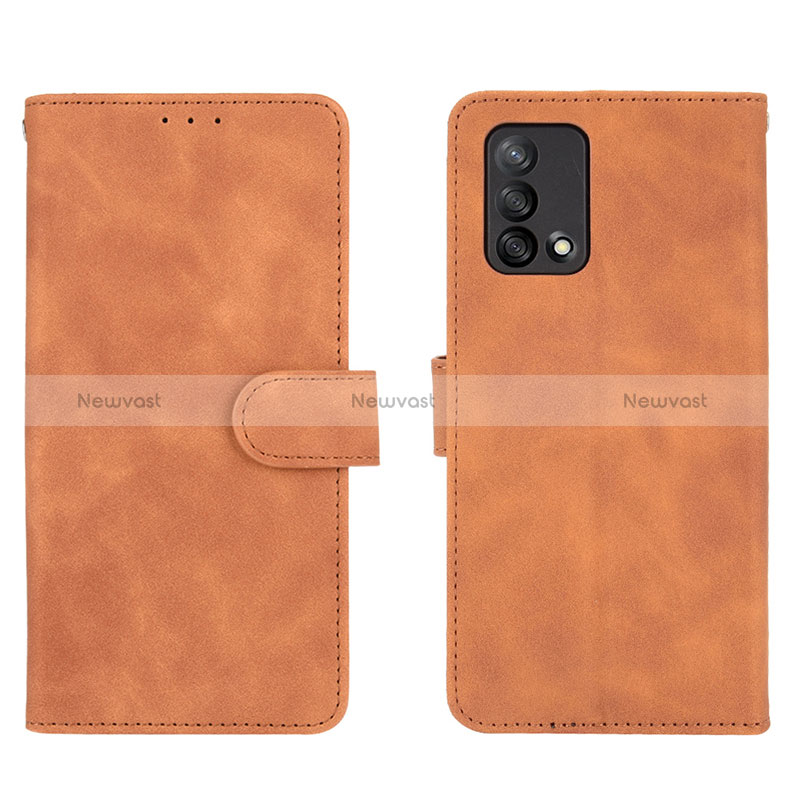 Leather Case Stands Flip Cover Holder L01Z for Oppo A95 4G