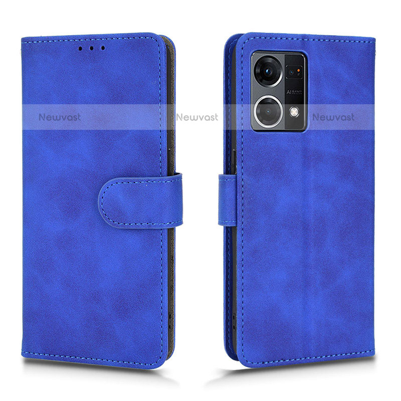 Leather Case Stands Flip Cover Holder L01Z for Oppo F21 Pro 4G