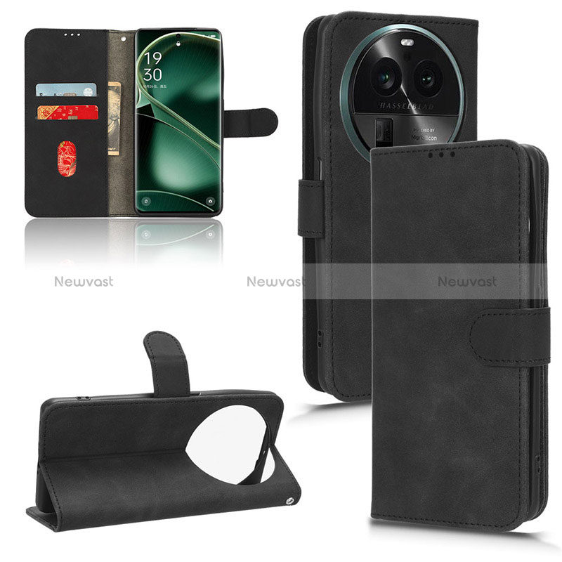 Leather Case Stands Flip Cover Holder L01Z for Oppo Find X6 Pro 5G