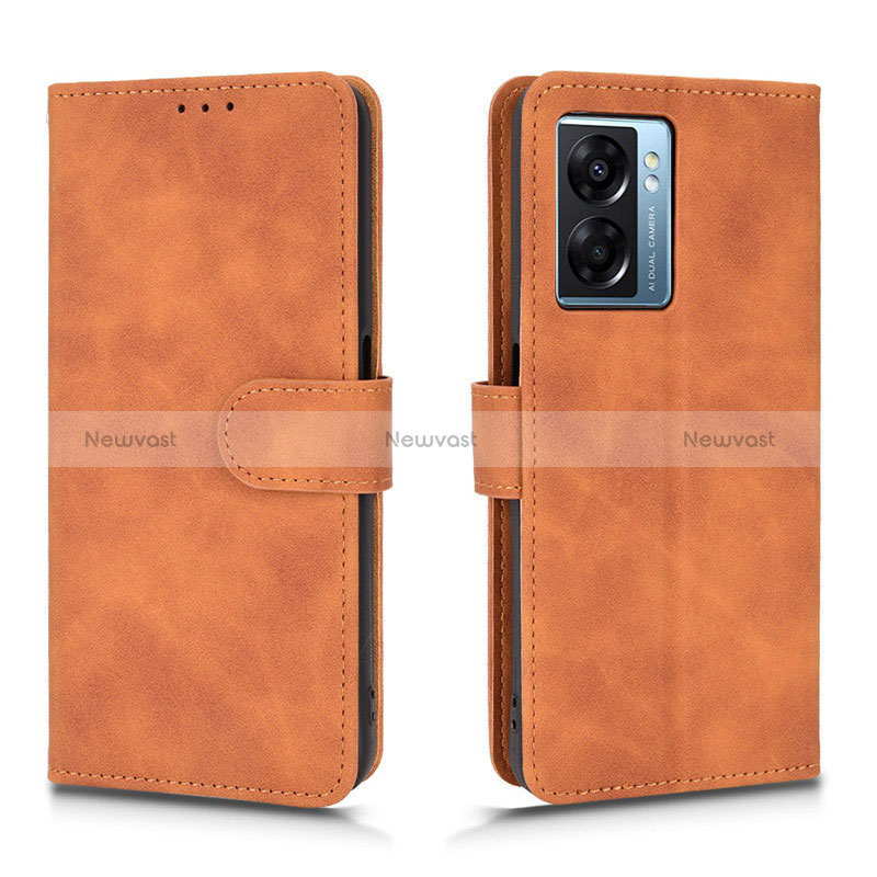 Leather Case Stands Flip Cover Holder L01Z for Oppo K10 5G India