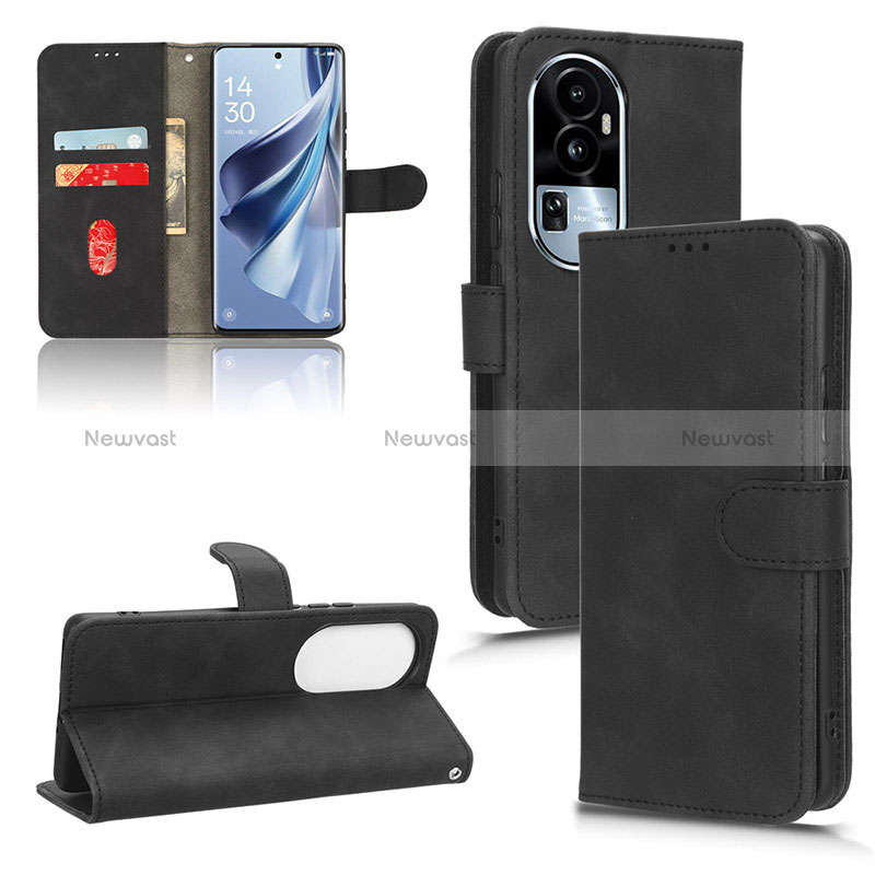 Leather Case Stands Flip Cover Holder L01Z for Oppo Reno10 Pro+ Plus 5G