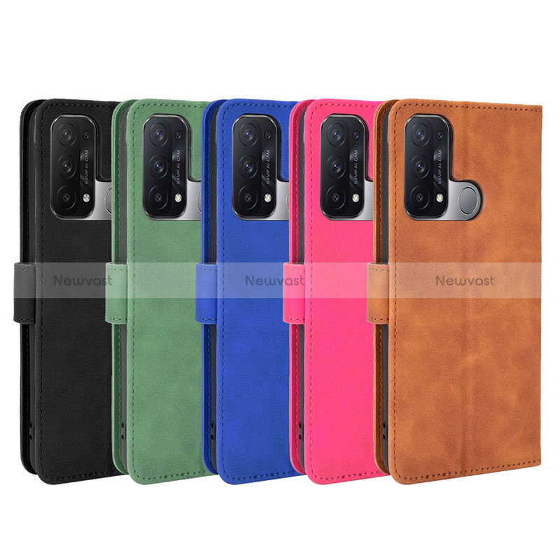 Leather Case Stands Flip Cover Holder L01Z for Oppo Reno5 A