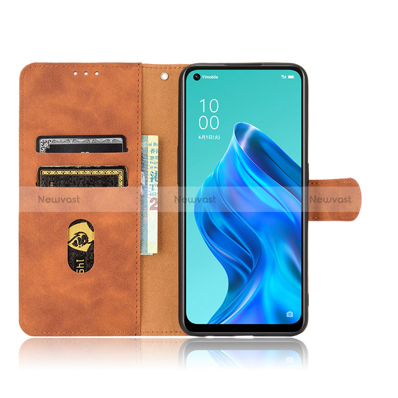 Leather Case Stands Flip Cover Holder L01Z for Oppo Reno5 A