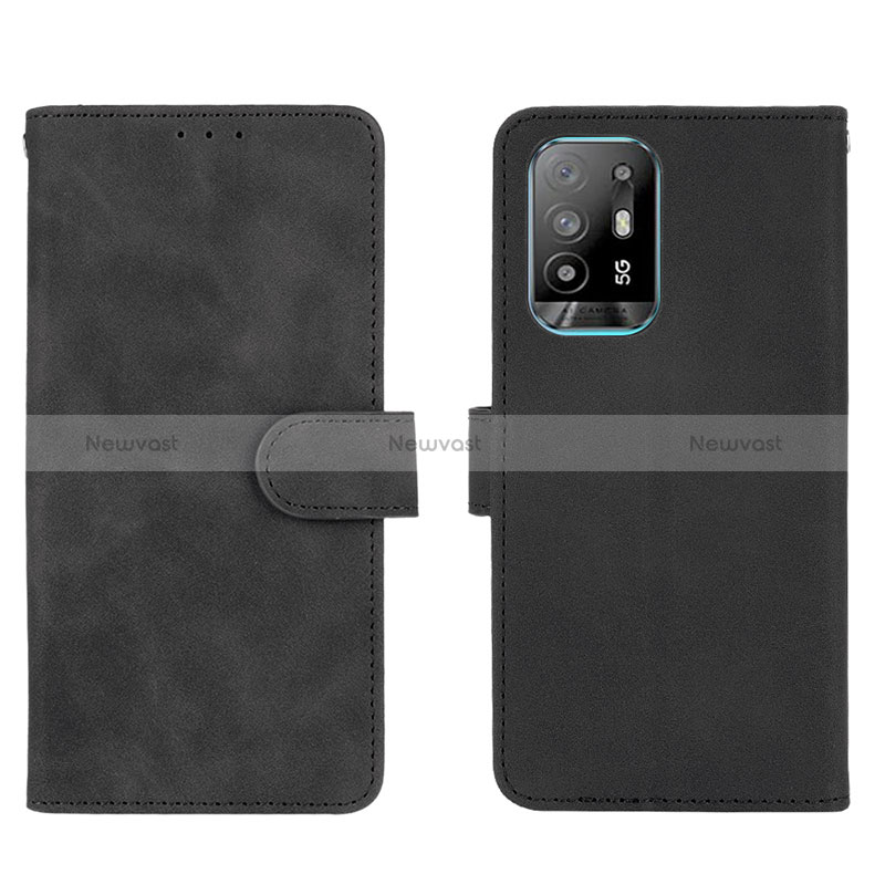 Leather Case Stands Flip Cover Holder L01Z for Oppo Reno5 Z 5G