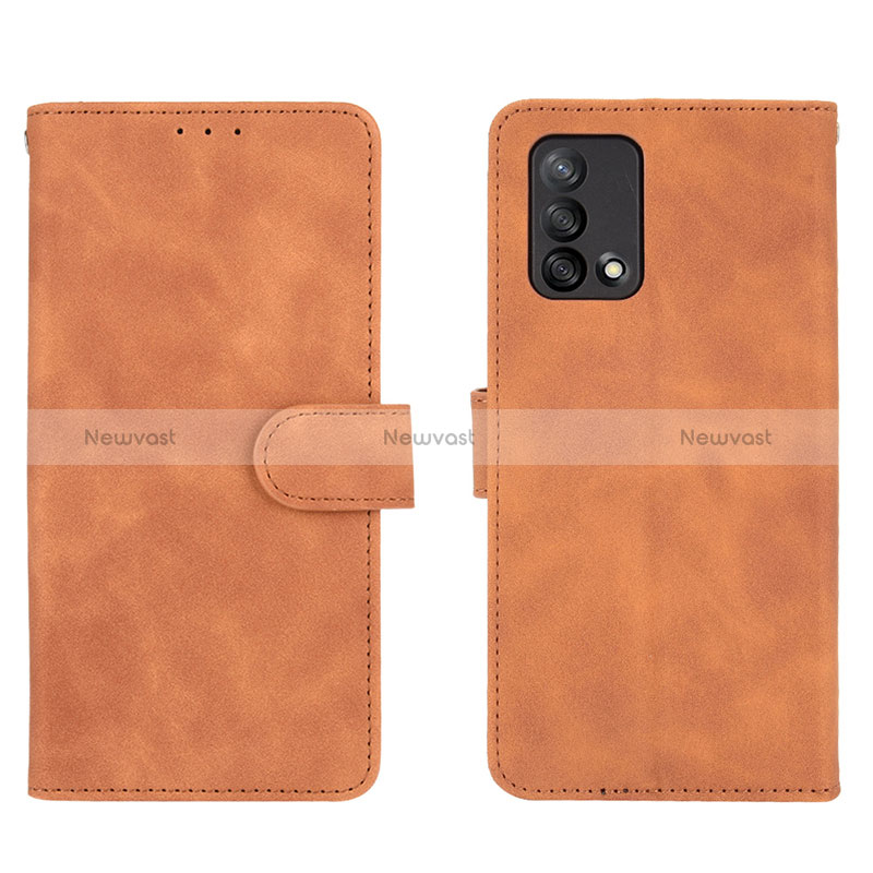Leather Case Stands Flip Cover Holder L01Z for Oppo Reno6 Lite