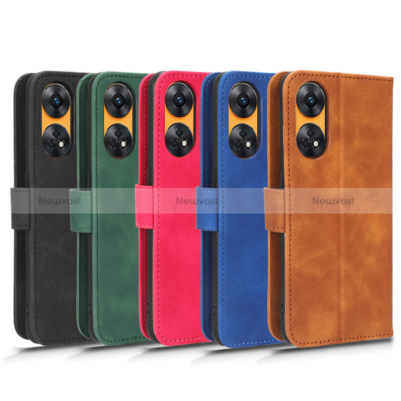 Leather Case Stands Flip Cover Holder L01Z for Oppo Reno8 T 4G