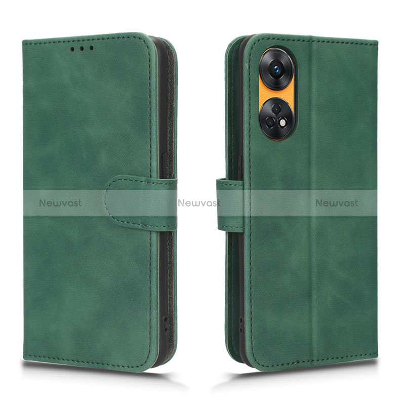 Leather Case Stands Flip Cover Holder L01Z for Oppo Reno8 T 4G