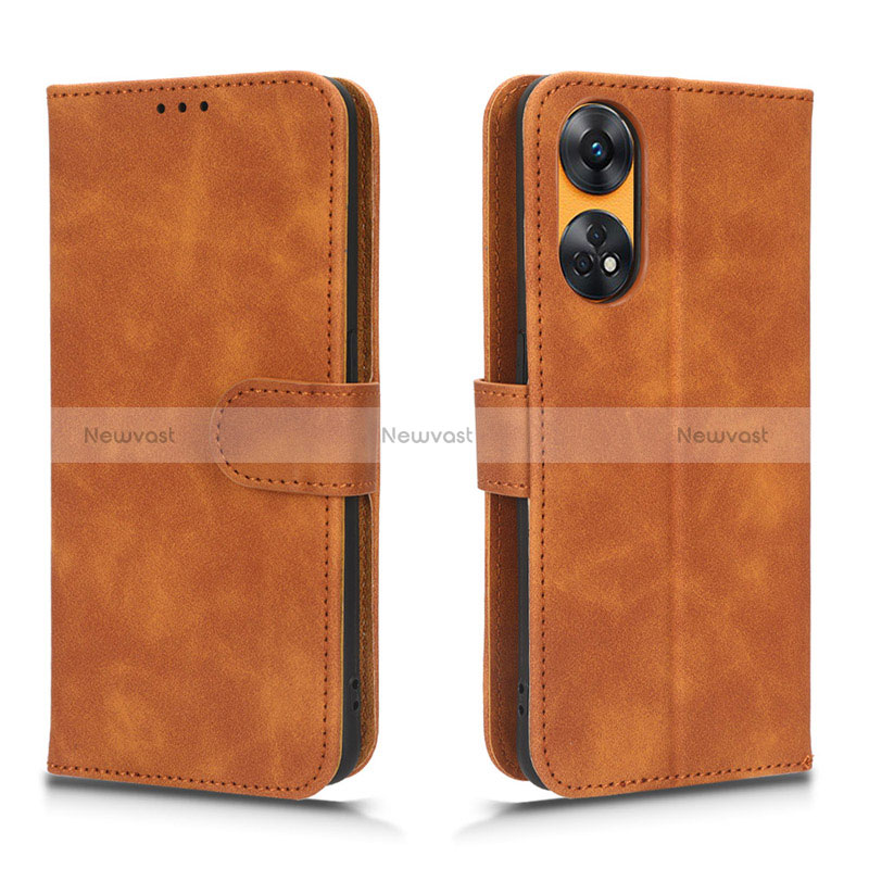 Leather Case Stands Flip Cover Holder L01Z for Oppo Reno8 T 4G