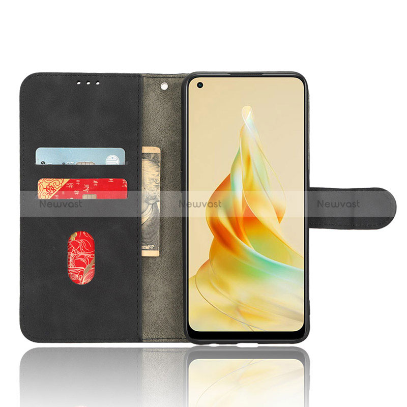 Leather Case Stands Flip Cover Holder L01Z for Oppo Reno8 T 4G