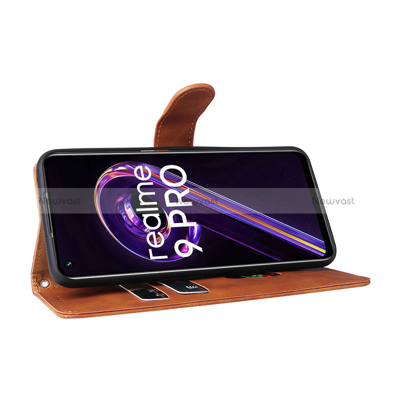 Leather Case Stands Flip Cover Holder L01Z for Realme 9 Pro 5G