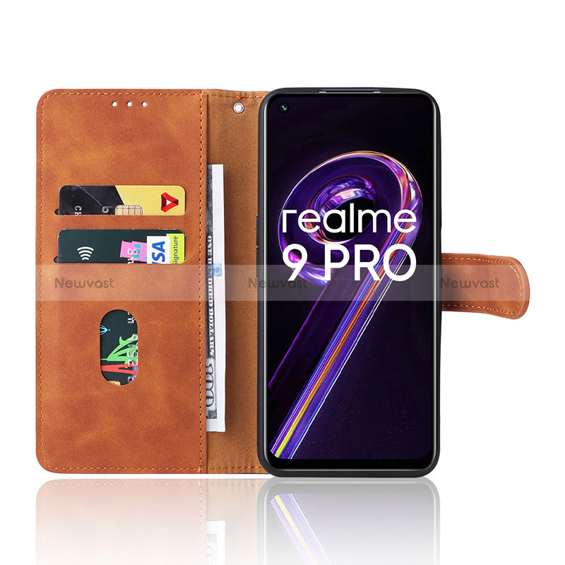 Leather Case Stands Flip Cover Holder L01Z for Realme 9 Pro 5G