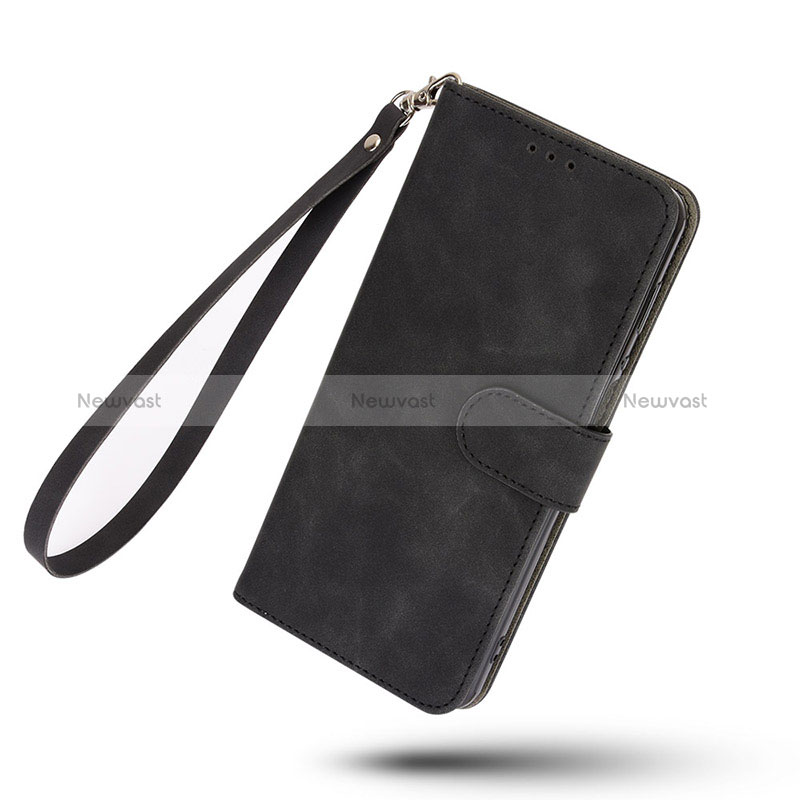 Leather Case Stands Flip Cover Holder L01Z for Realme 9 Pro+ Plus 5G Black