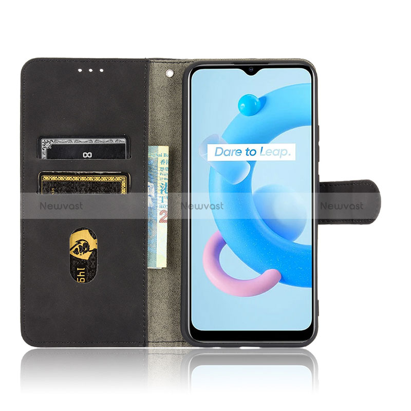 Leather Case Stands Flip Cover Holder L01Z for Realme C11 (2021)