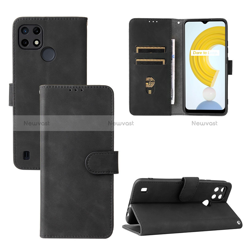 Leather Case Stands Flip Cover Holder L01Z for Realme C25Y India