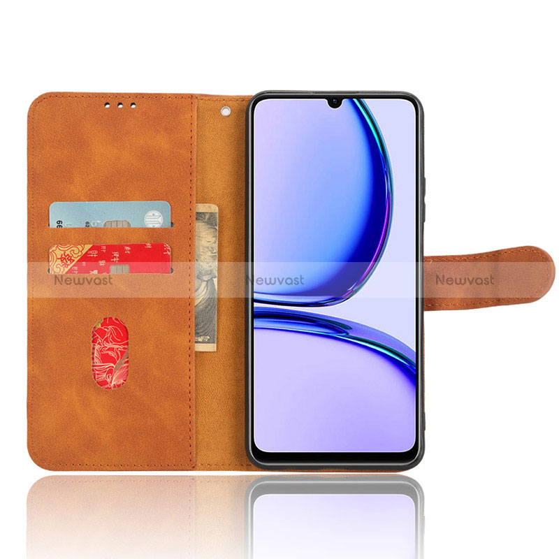 Leather Case Stands Flip Cover Holder L01Z for Realme C53 India