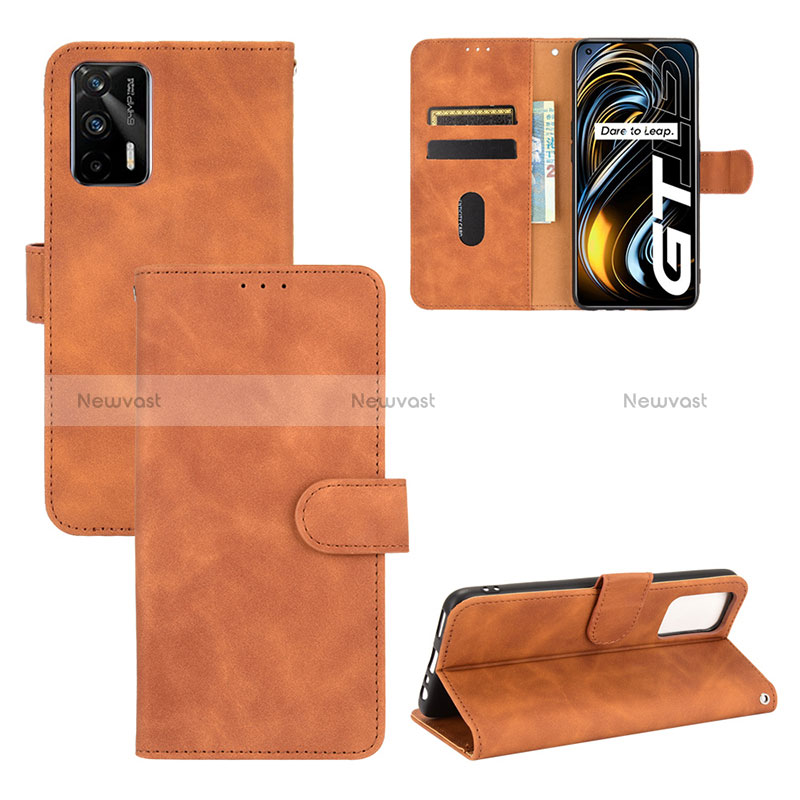 Leather Case Stands Flip Cover Holder L01Z for Realme GT 5G