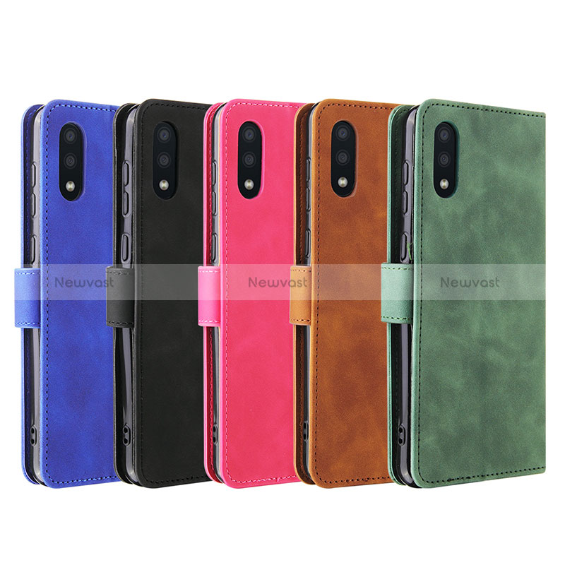 Leather Case Stands Flip Cover Holder L01Z for Samsung Galaxy A02