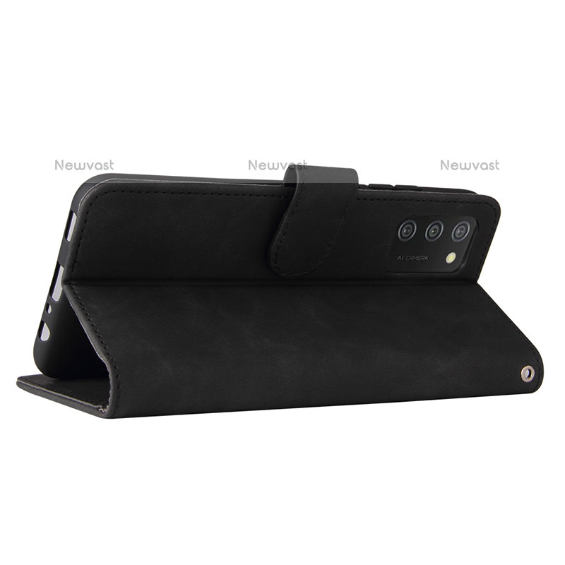 Leather Case Stands Flip Cover Holder L01Z for Samsung Galaxy A02s