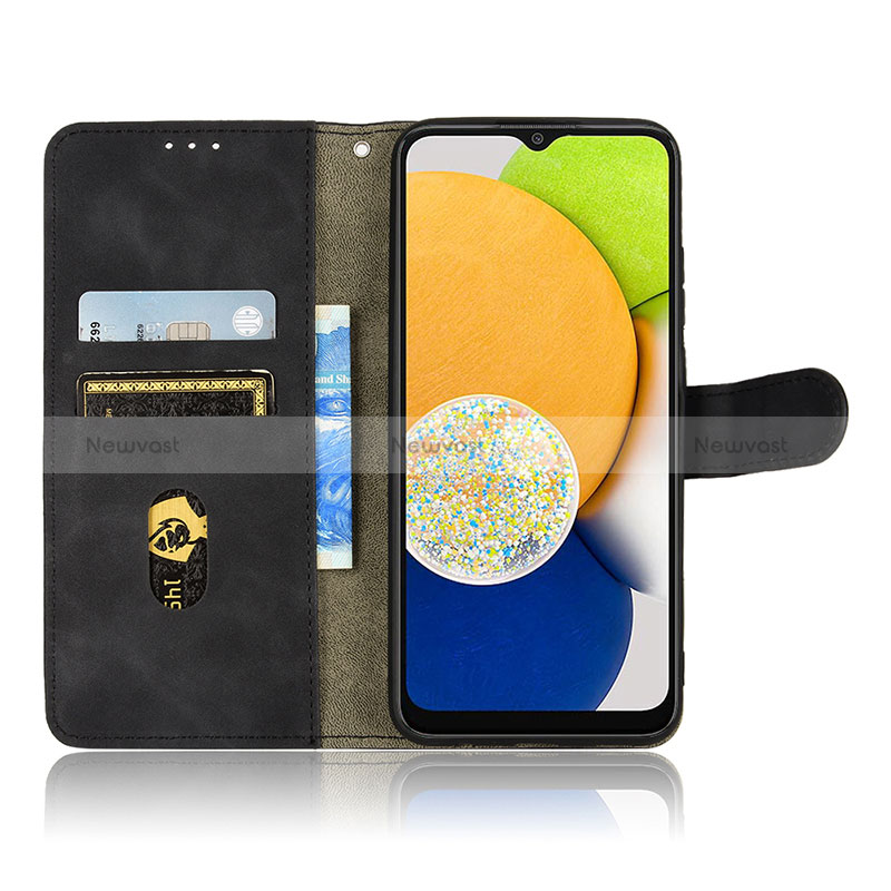 Leather Case Stands Flip Cover Holder L01Z for Samsung Galaxy A03