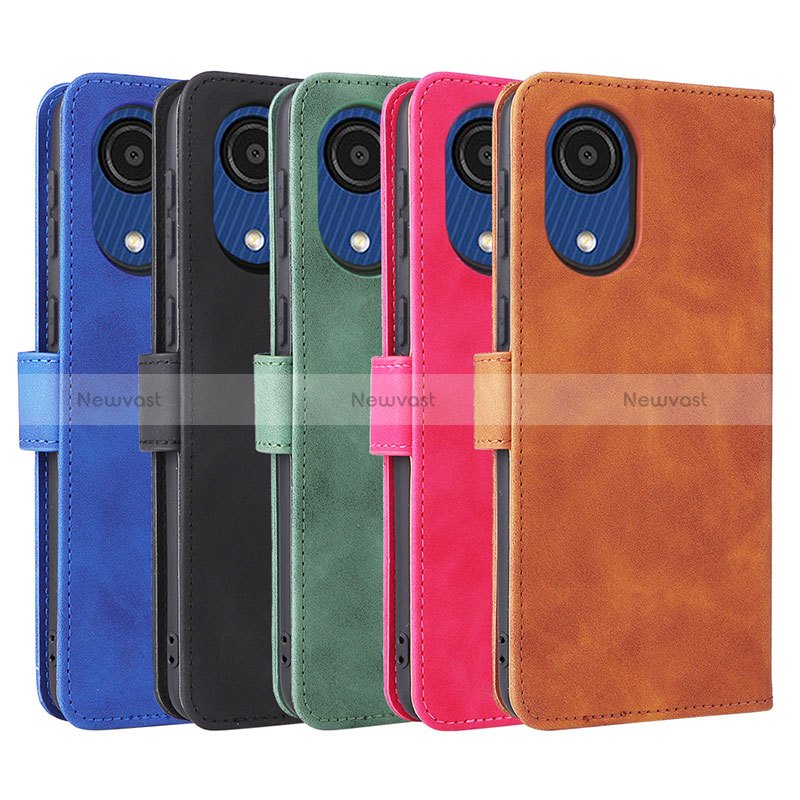 Leather Case Stands Flip Cover Holder L01Z for Samsung Galaxy A03 Core