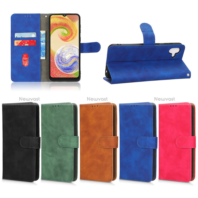 Leather Case Stands Flip Cover Holder L01Z for Samsung Galaxy A04 4G