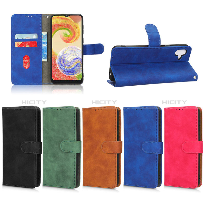 Leather Case Stands Flip Cover Holder L01Z for Samsung Galaxy A04E