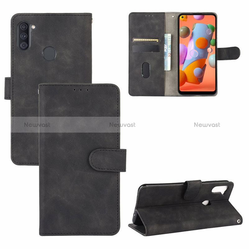 Leather Case Stands Flip Cover Holder L01Z for Samsung Galaxy A11