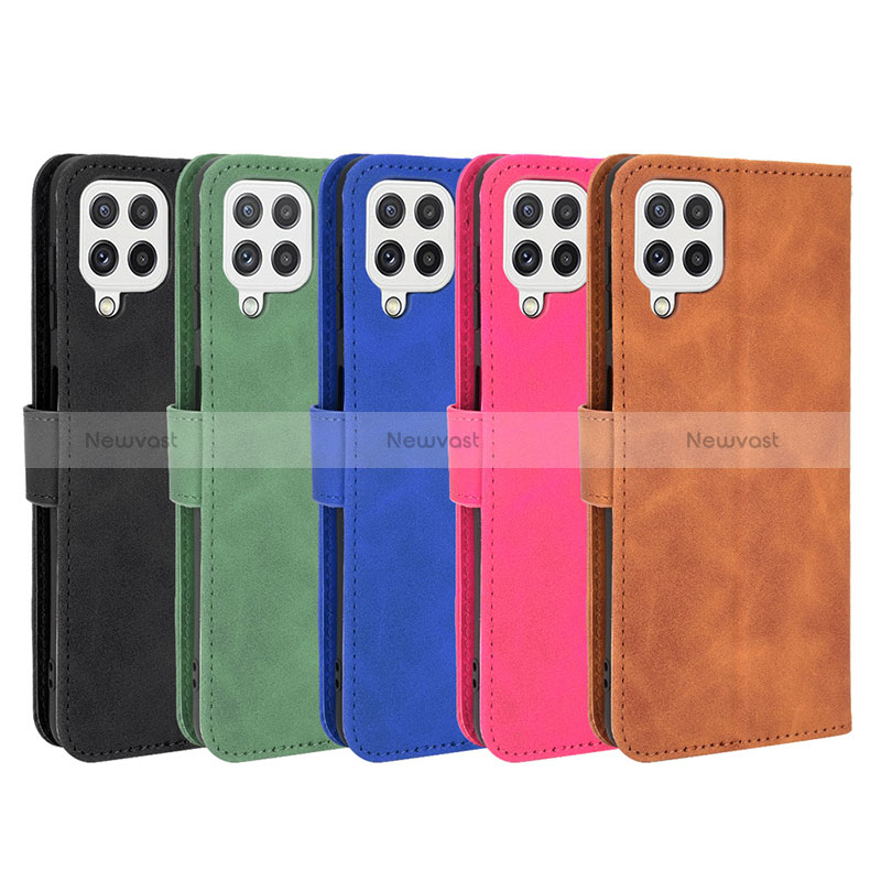 Leather Case Stands Flip Cover Holder L01Z for Samsung Galaxy A22 4G