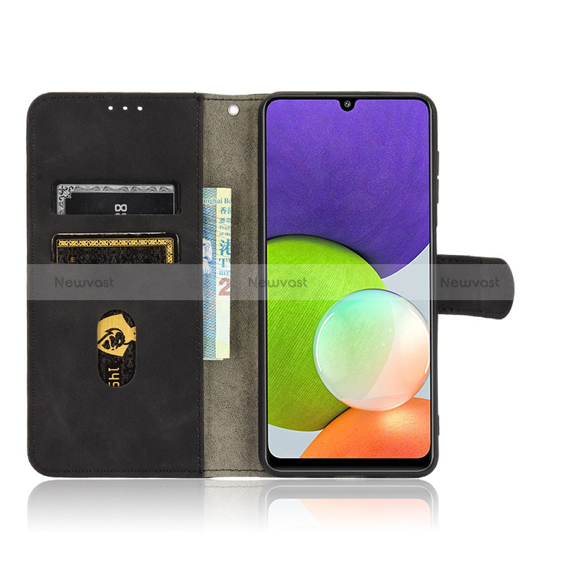 Leather Case Stands Flip Cover Holder L01Z for Samsung Galaxy A22 4G