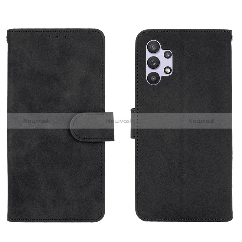 Leather Case Stands Flip Cover Holder L01Z for Samsung Galaxy A32 4G