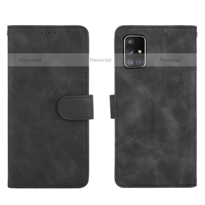 Leather Case Stands Flip Cover Holder L01Z for Samsung Galaxy A51 4G