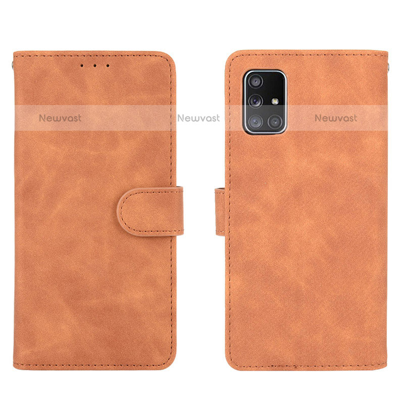 Leather Case Stands Flip Cover Holder L01Z for Samsung Galaxy A51 4G